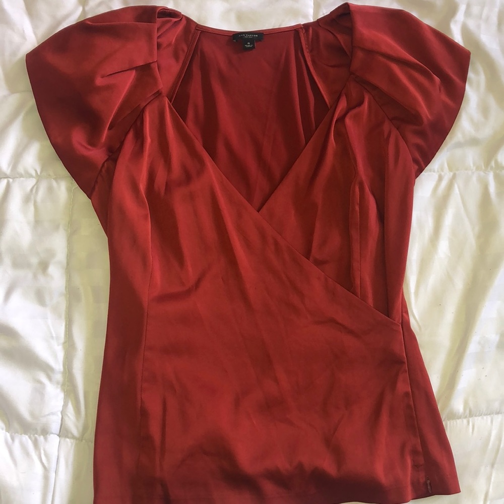 Orange blouse